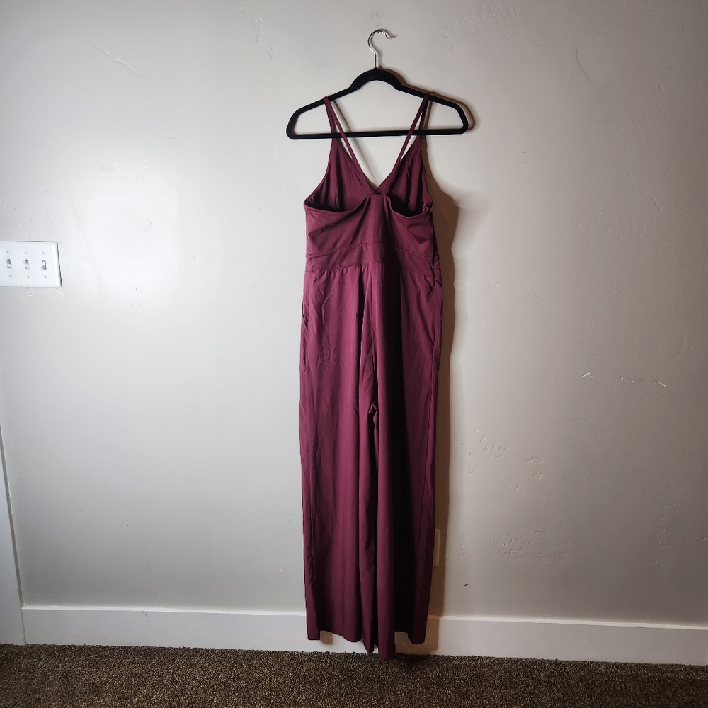 Halara Breezeful Backless Wide Leg Quick Dry Resort Slip Jumpsuit Size Large - Picture 4 of 9